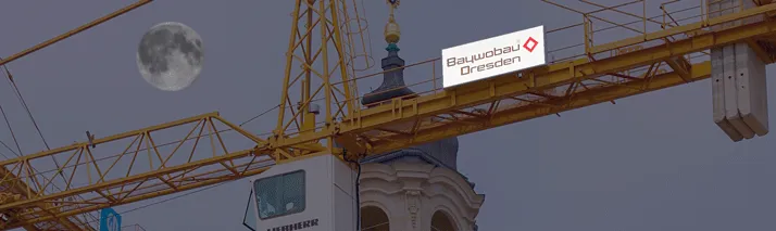 Werden Sie von weitem sichtbar - mit einem Krankasten von LoGo! Leuchtkästen an Kränen sind wie ein Leuchtturm