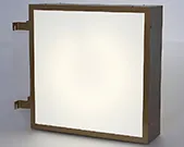 LED-Leuchtkästen einseitig und zweiseitig, rund und oval